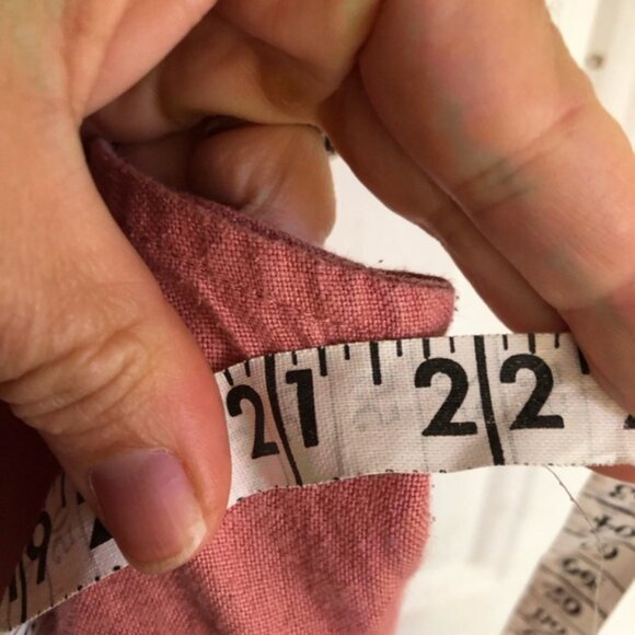 notPERFECTLINEN mama Midi Dress pink large 100% linen - Picture 6 of 7